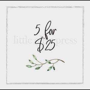 5 for $25 Bundle